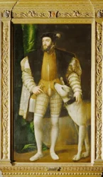 Carlos V con dogo de Ulm